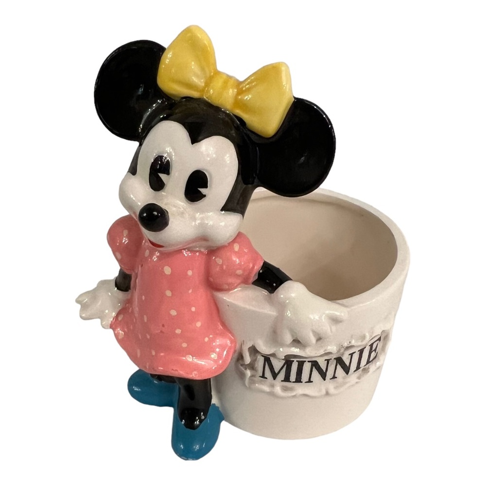 Vintage Minnie Mouse Trinket Dish Figurine Made in Japan